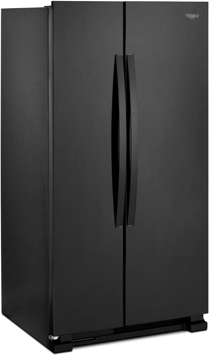 Whirlpool 35.88" 25 Cu. Ft. Black Side-by-Side Refrigerator - WRS315SNHB
