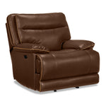 Lanette Power Recliner - Dark Brown