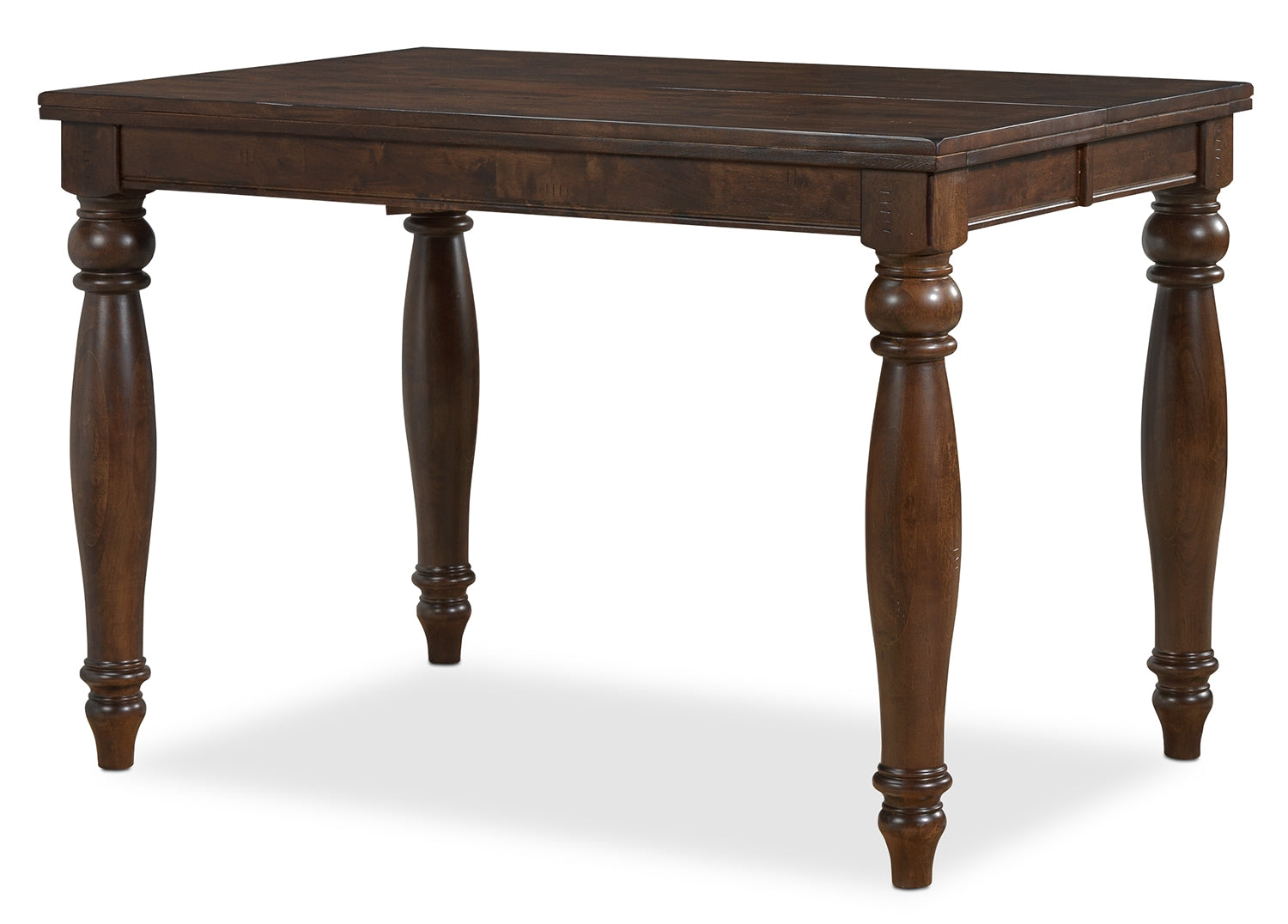 Kingstown 7-Piece Extendable Counter Height Dining Set - Chocolate