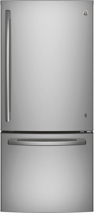 GE Réfrigérateur 20,9 pi³ avec congélateur en bas inox GDE21DSKSS