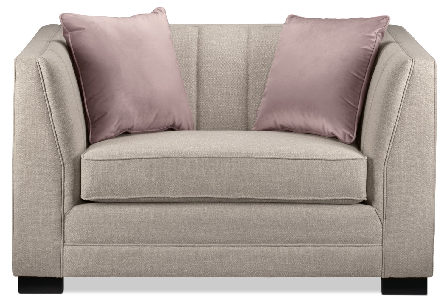 Mika Chair and a Half - Taupe