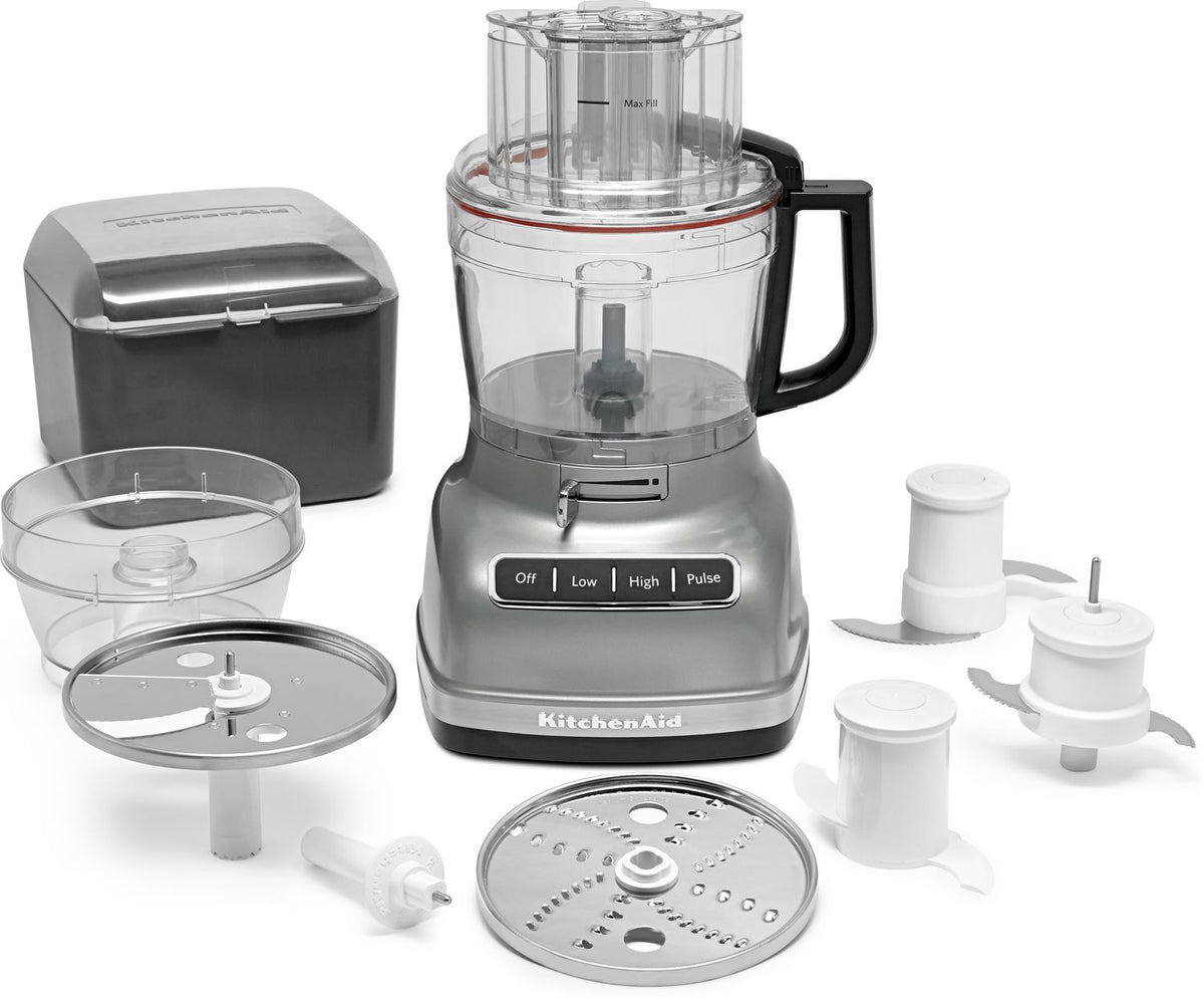 KitchenAid Contour Silver 11-Cup Food Processor with ExactSlice™ System - KFP1133CU