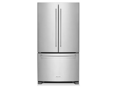 KitchenAid Réfrigérateur 25 pi³ porte à 2 battants inox KRFF305ESS