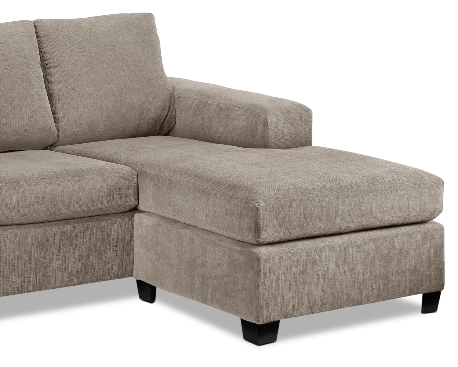 Fava Chaise Sofa - Pewter