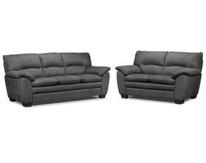 Kelleher Ens. Sofa et causeuse – anthracite