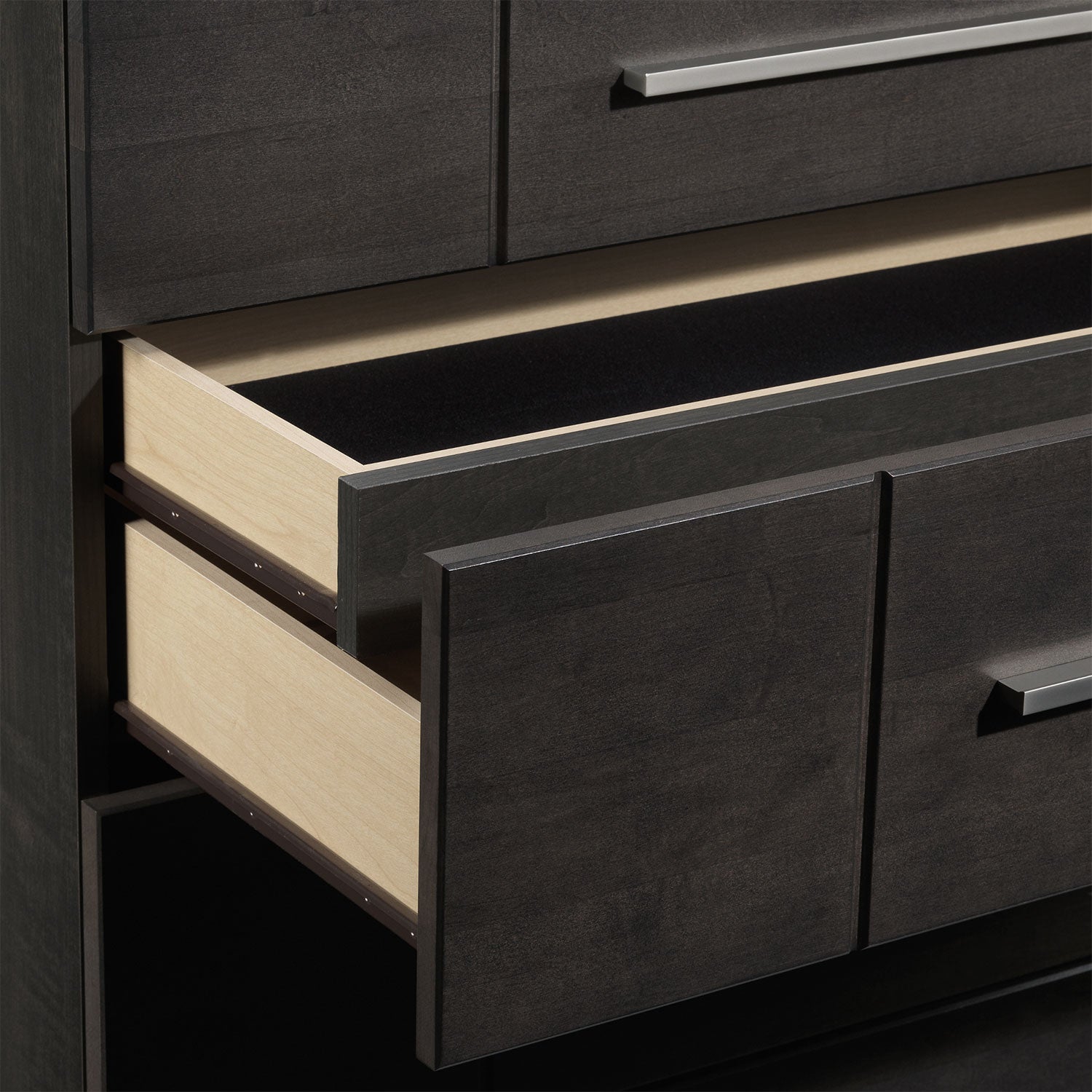 Seville 6-Drawer Chest - Charcoal