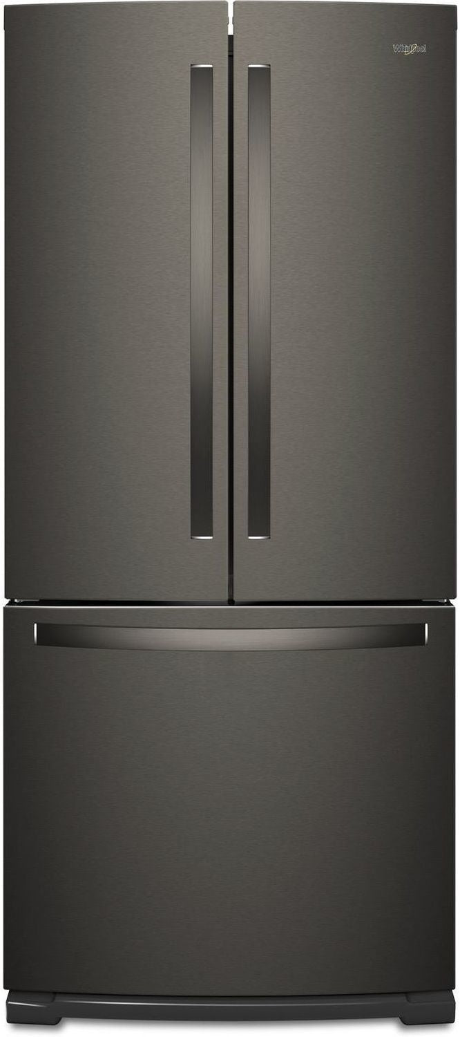 Whirlpool Black Stainless Steel French Door Refrigerator (20 Cu. Ft.) - WRF560SFHV
