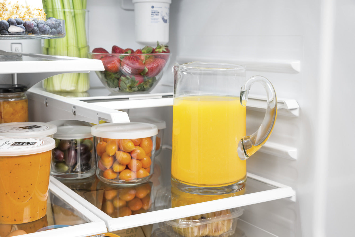 GE 32.75" 18.6 Cu. Ft. Black Counter-Depth French Door Refrigerator - GWE19JGLBB