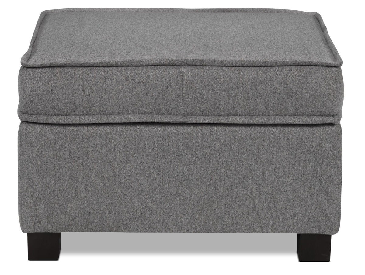Penny Ottoman - Grey