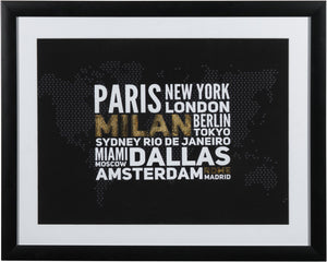 World Cities Cadre (20 po x 16 po)