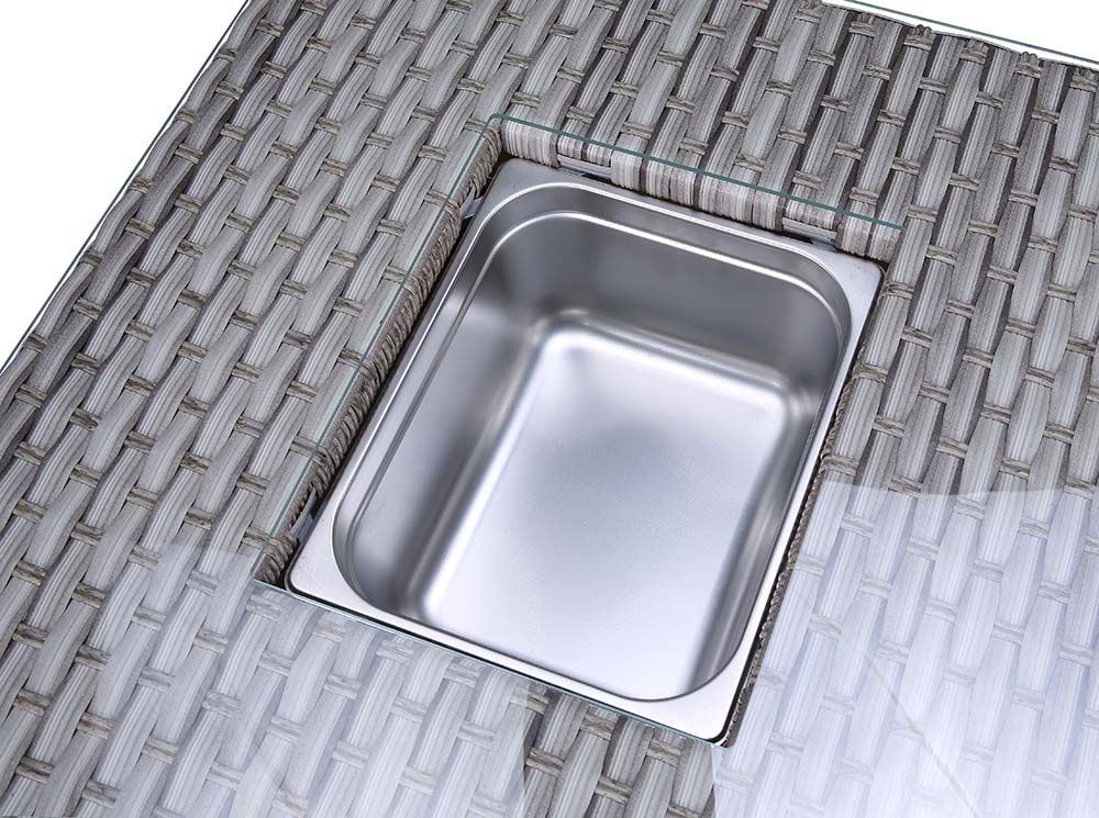 Mulvihill 4-Piece Modular Outdoor Conversation Set - Grey