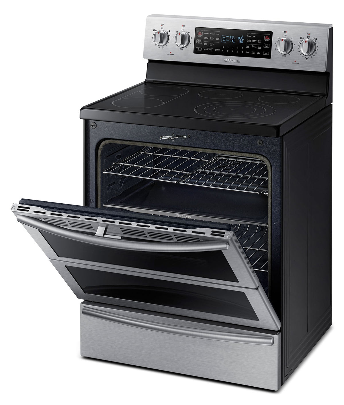 Samsung Stainless Steel Freestanding Electric Dual Convection Range (5.9 Cu. Ft.) - NE59J7850WS/AC