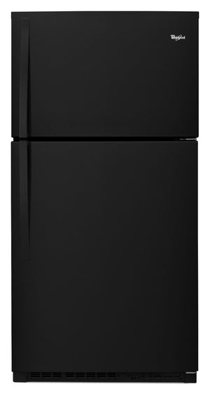 Whirlpool Réfrigérateur 21,3 pi³ de 33 po avec congélateur en haut noir - WRT541SZDB