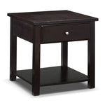Ines End Table - Espresso