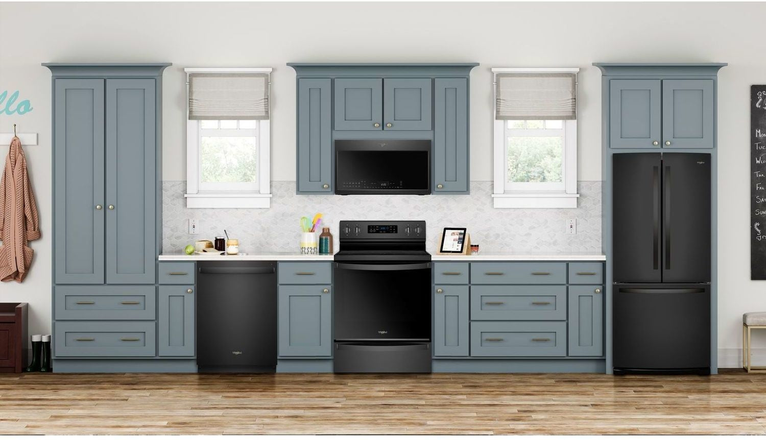 Whirlpool Black French Door Refrigerator (20 Cu. Ft.) - WRF560SMHB