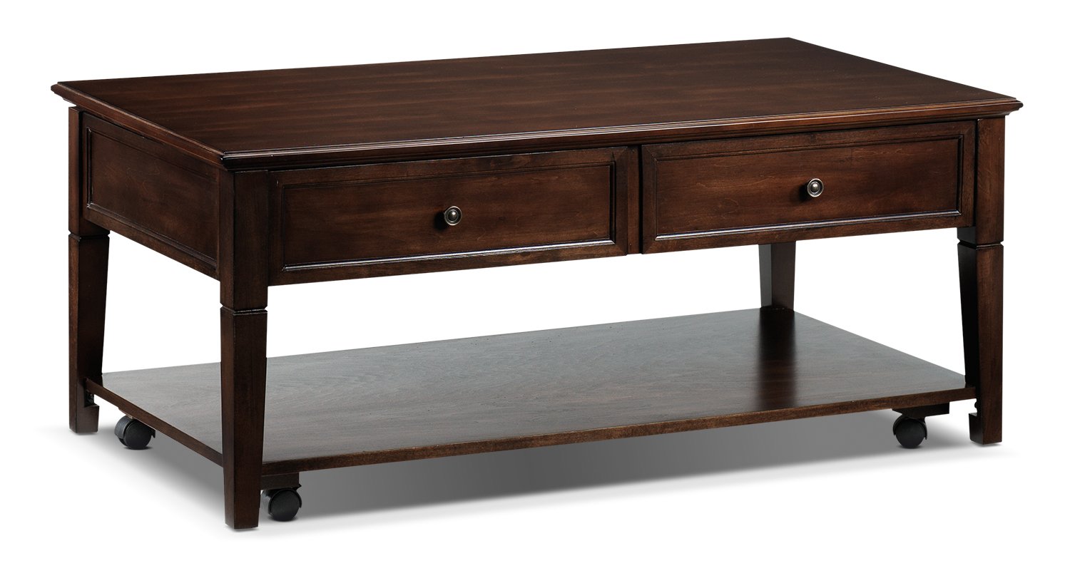 Coventry 48" Lift-Top Coffee Table - Walnut