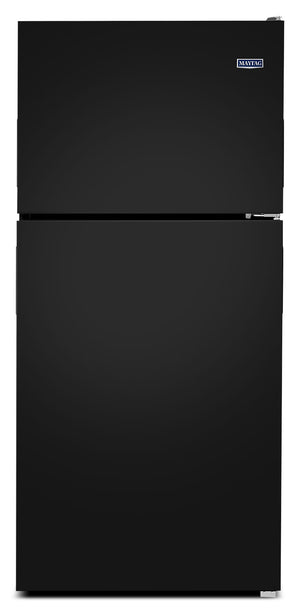 Maytag Réfrigérateur 21 pi³ de 33 po avec congélateur en haut noir - MRT311FFFB