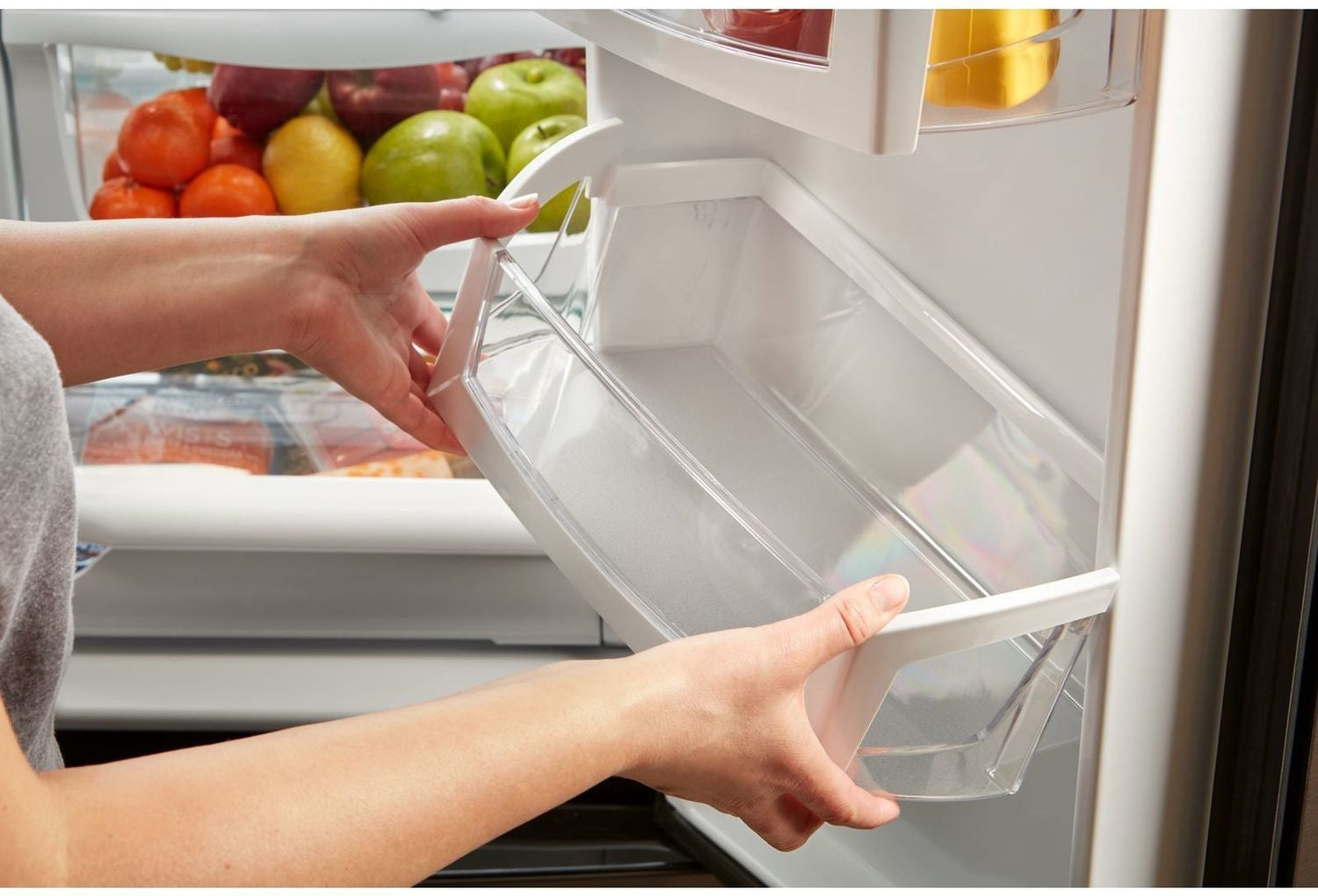 Whirlpool Black Stainless Steel French Door Refrigerator (25 Cu. Ft.) - WRF555SDHV