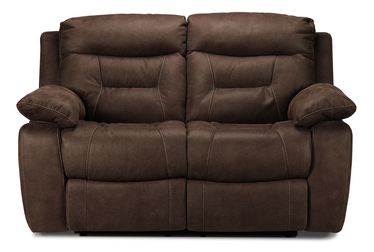 Collins Power Reclining Loveseat - Walnut
