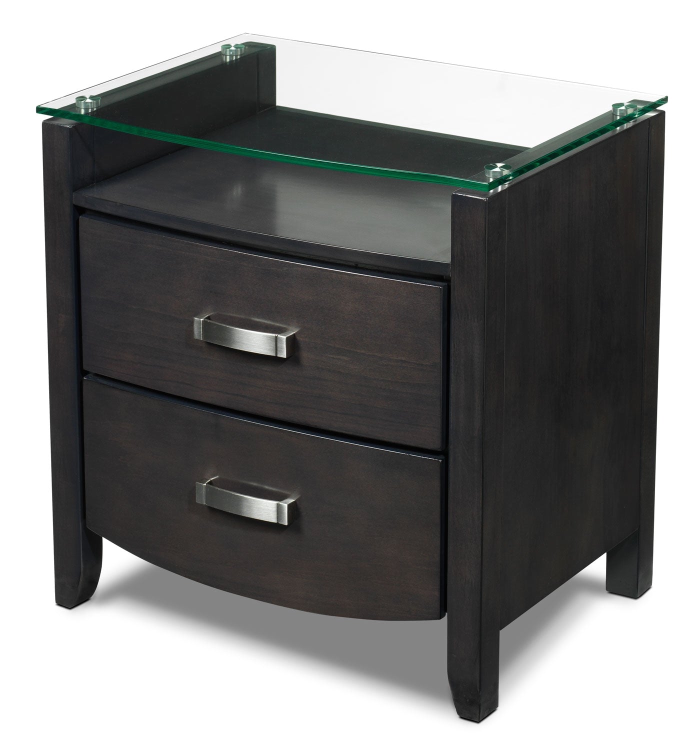 Cinema 6-Piece Queen Storage Bedroom Package - Charcoal