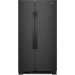 Whirlpool 33.13" 22 Cu. Ft. Black Side-by-Side Refrigerator - WRS312SNHB