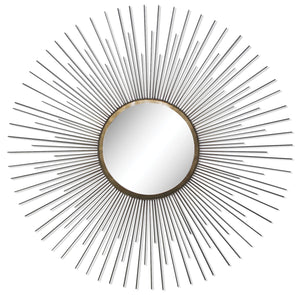 Triple Spoke Miroir 35 po - chrome