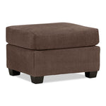 Fava Ottoman - Light Brown