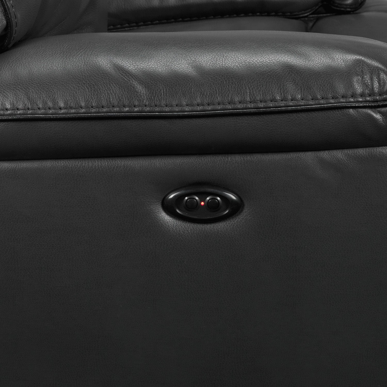 Lanette Power Reclining Loveseat - Smoke Grey