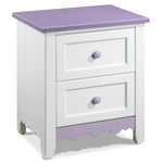 Sweetdreams Night Table - White and Lavender