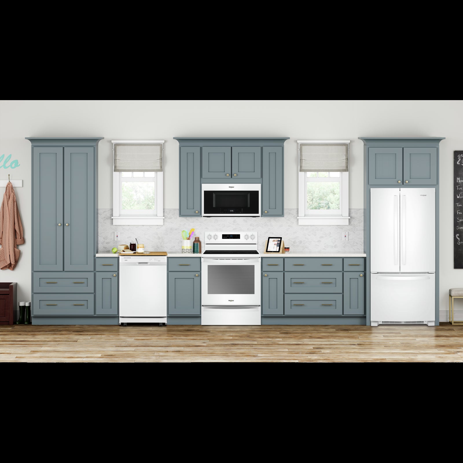 Whirlpool White Heavy-Duty Portable Dishwasher - WDP370PAHW