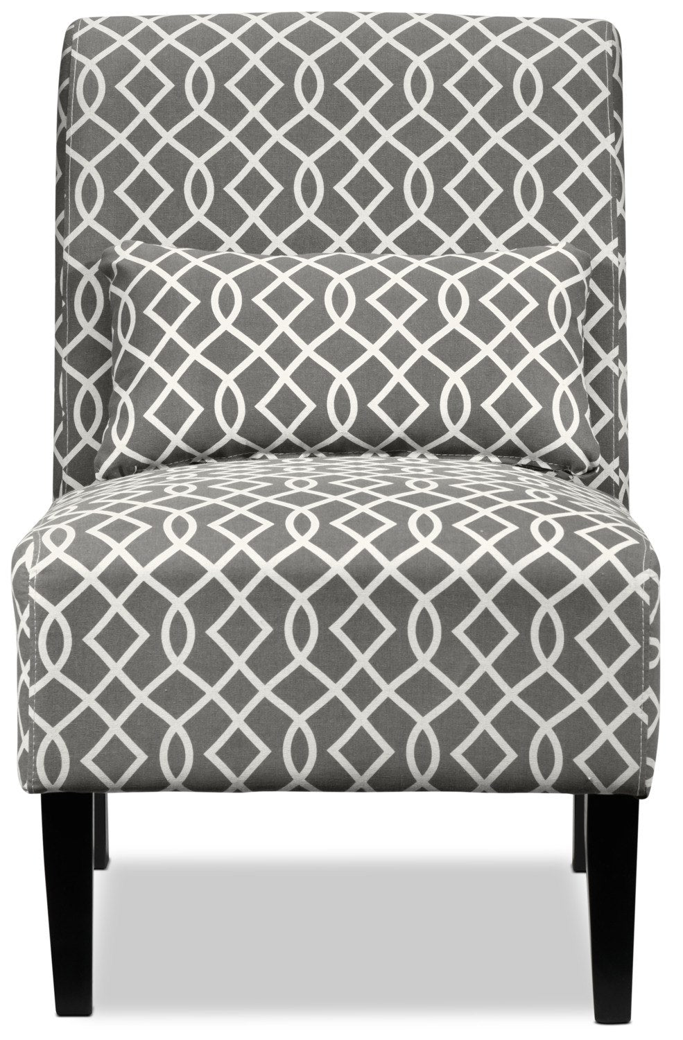 Santos Accent Chair - Grey Lattice
