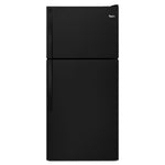 Whirlpool 30" 18.25 Cu. Ft. Black Top-Freezer Refrigerator - WRT148FZDB