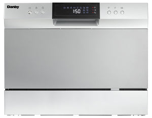 Danby Lave-vaisselle de comptoir 18,0 po argent DDW631SDB