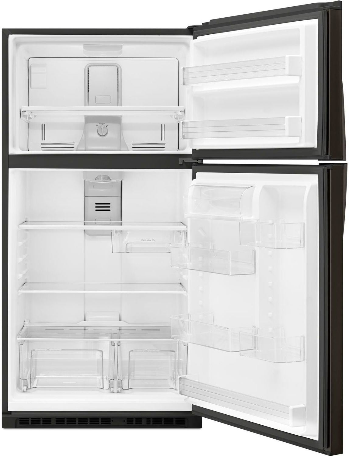 Whirlpool 32.8" 21 Cu. Ft. Black Stainless Steel Top-Freezer Refrigerator - WRT541SZHV