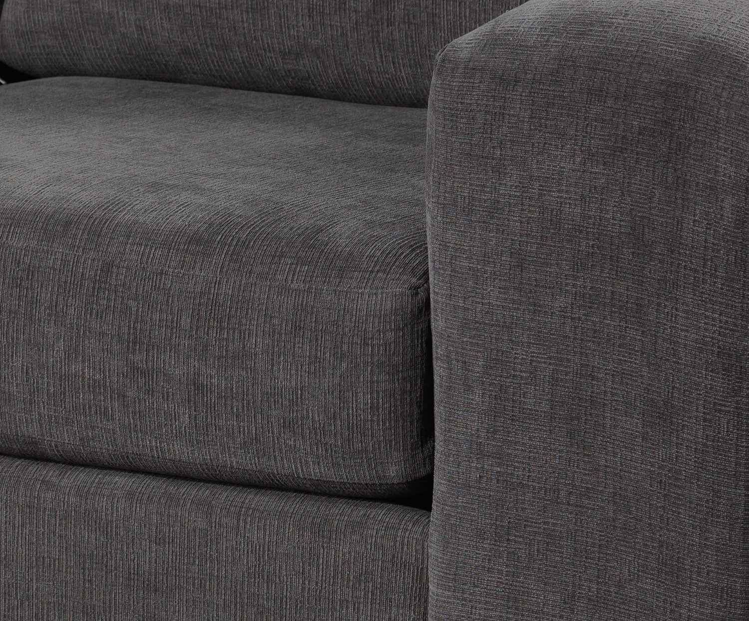 Danielle 3-Piece Sectional with Left-Facing Corner Wedge - Grey