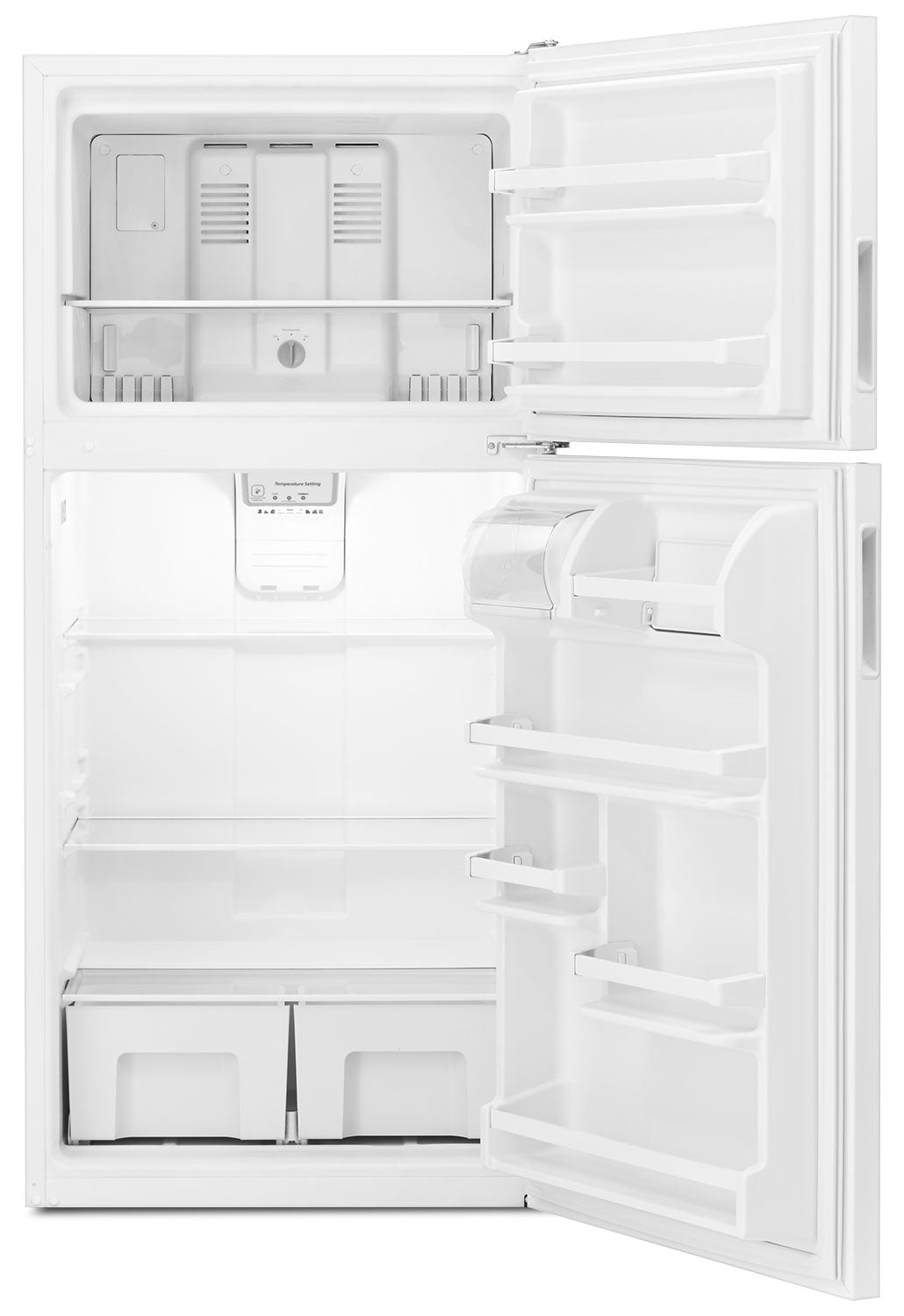 Amana 30" 18.15 Cu. Ft. White Top-Freezer Refrigerator - ART318FFDW