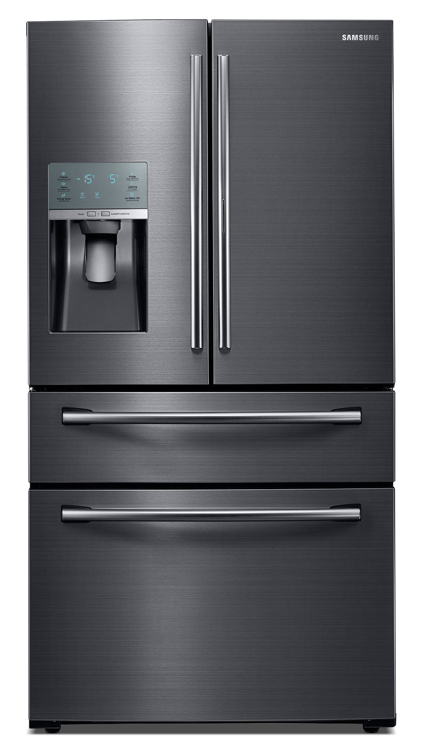 Samsung Black Stainless Steel French Door Refrigerator (28 Cu. Ft.) - RF28JBEDBSG/AA