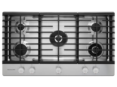KitchenAid Surface de cuisson au gaz inox KCGS556ESS