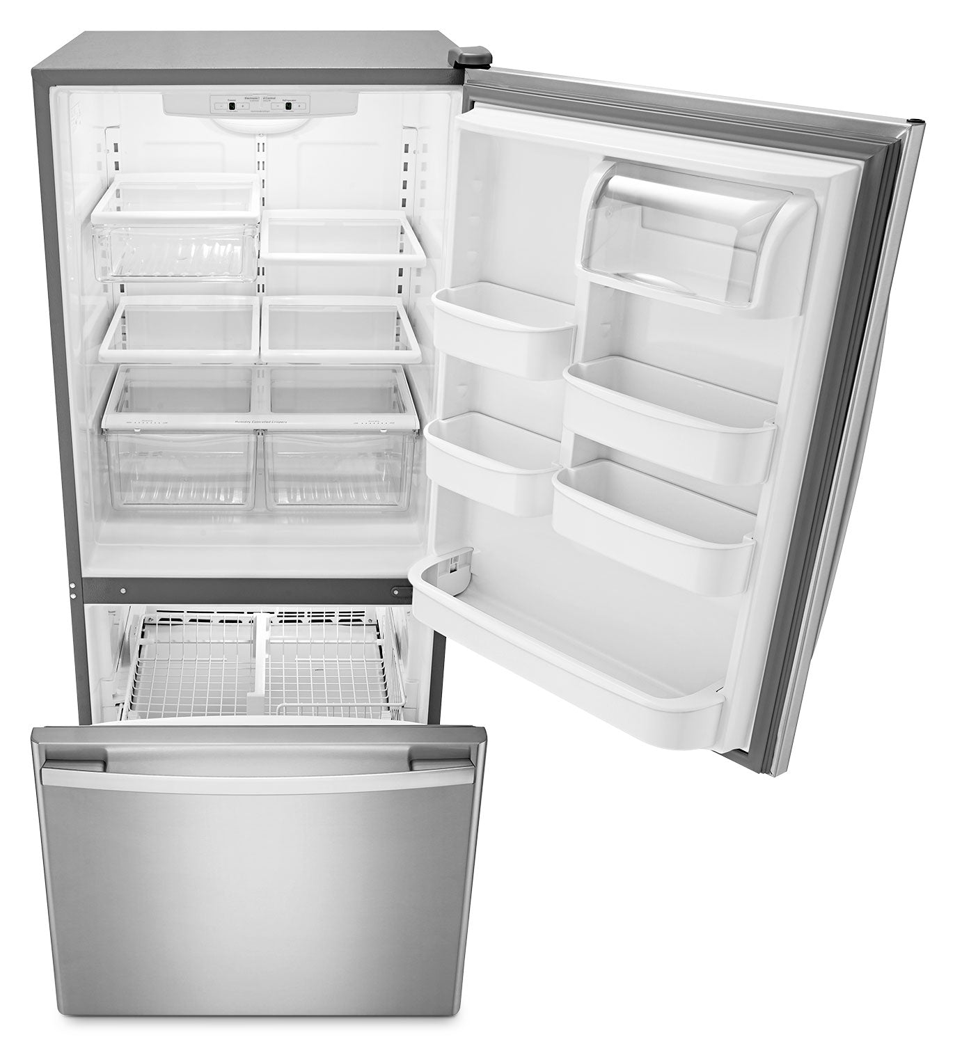 Amana Stainless Steel Bottom-Freezer Refrigerator (18.7 Cu. Ft.) - ABB1924BRM
