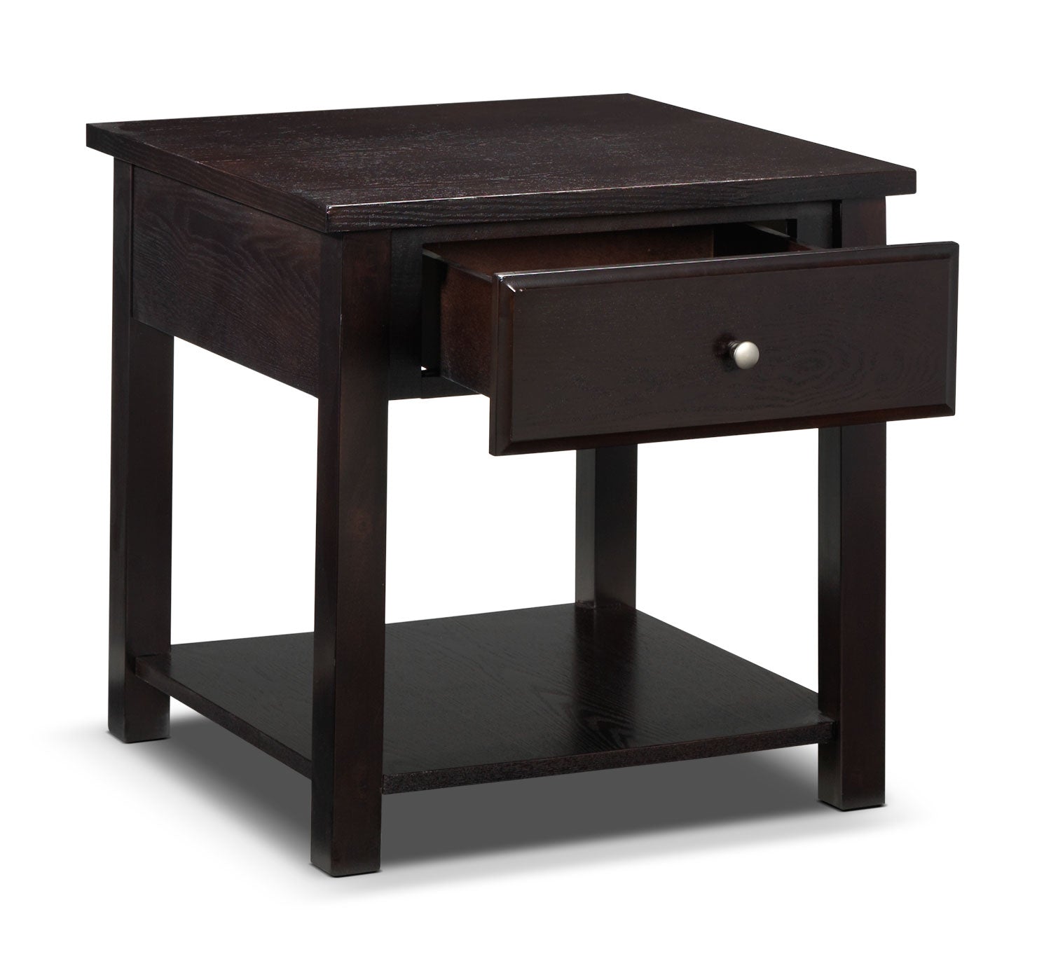 Ines End Table - Espresso