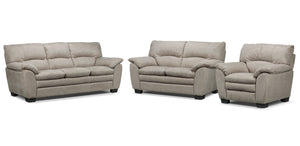 Kelleher Ens. Sofa, causeuse et fauteuil - beige