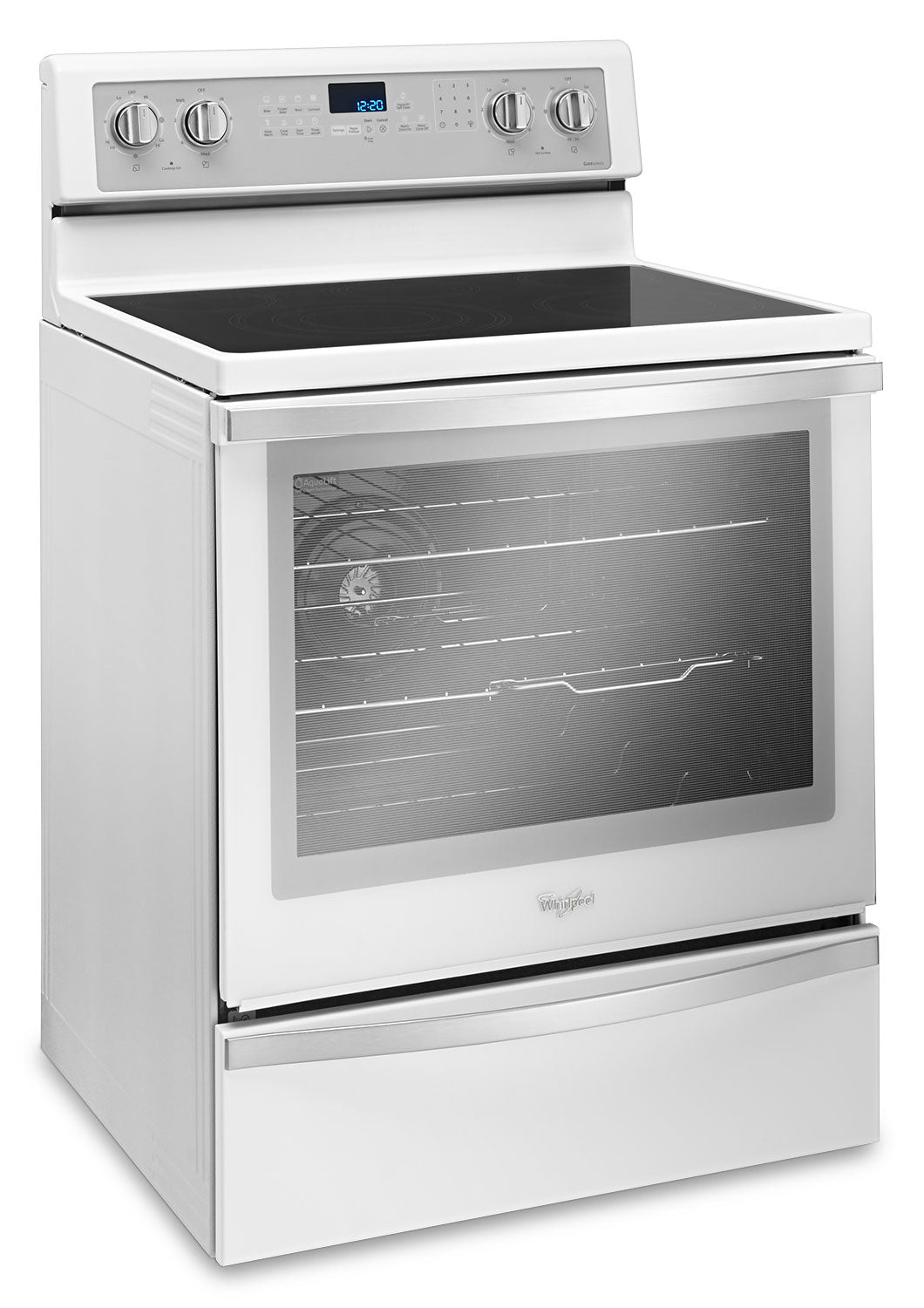 Whirlpool White Freestanding Electric Range (6.4 Cu. Ft.) - YWFE745H0FH