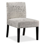 Mariette Accent Chair - Scroll White