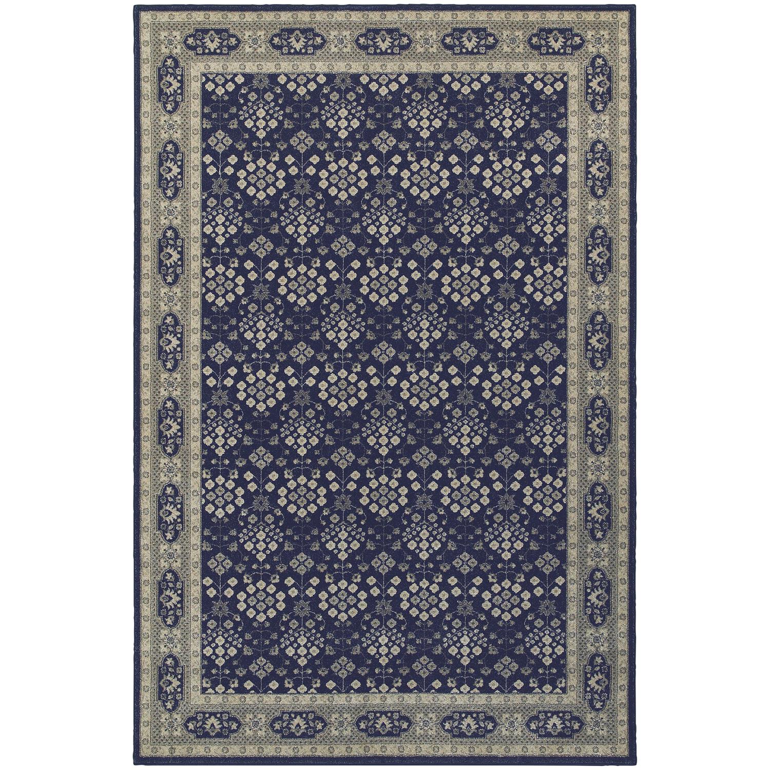 Virginia W119B3L Classic Oriental Area Rug (6'7"X9'6")