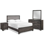 Sophie 6-Piece Queen Bedroom Package - Weathered Grey
