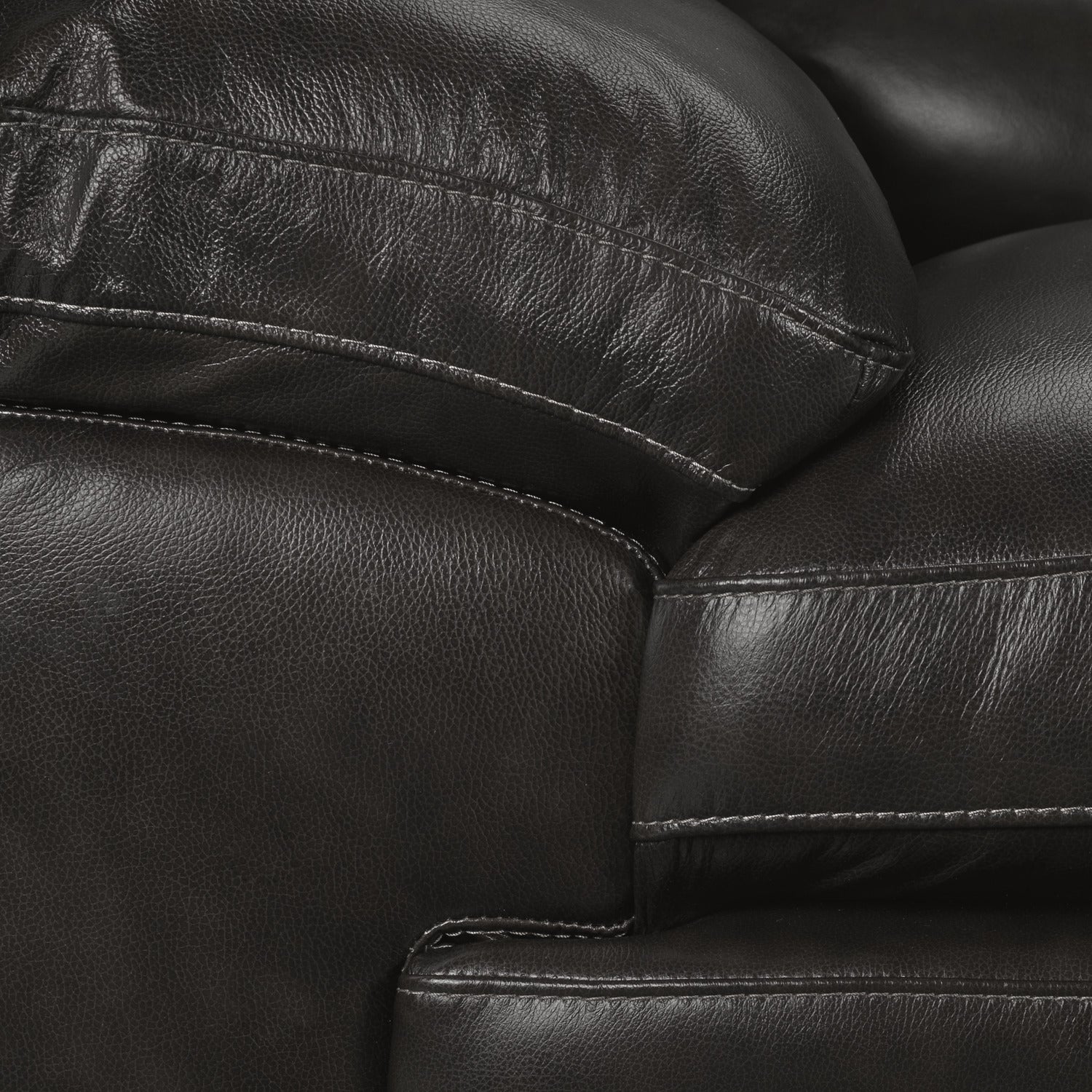 Amarillo Leather Chair - Charcoal