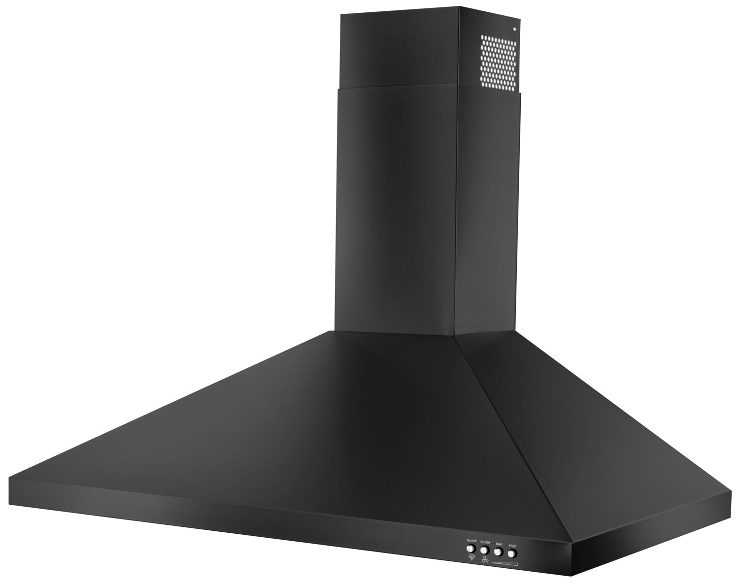 Whirlpool Black Stainless Steel 30" 400 CFM Canopy Wall-Mount Range Hood - WVW53UC0HV