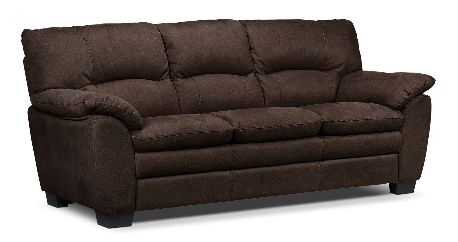 Kelleher Sofa and Loveseat Set - Walnut