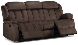 Alabama Sofa inclinable - brun foncé