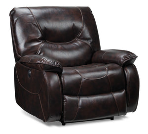 Canton Fauteuil inclinable électrique - brun foncé
